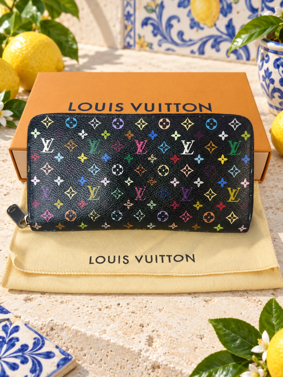 Louis Vuitton Monogram Multicolor Zippy Wallet