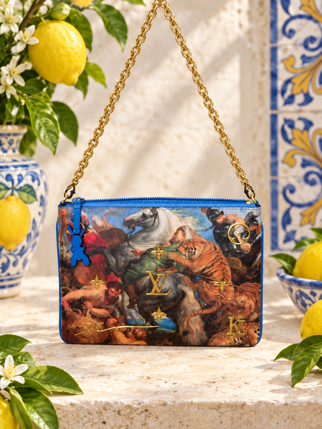 Louis Vuitton Jeff Koons Masters Collection Rubens Pochette