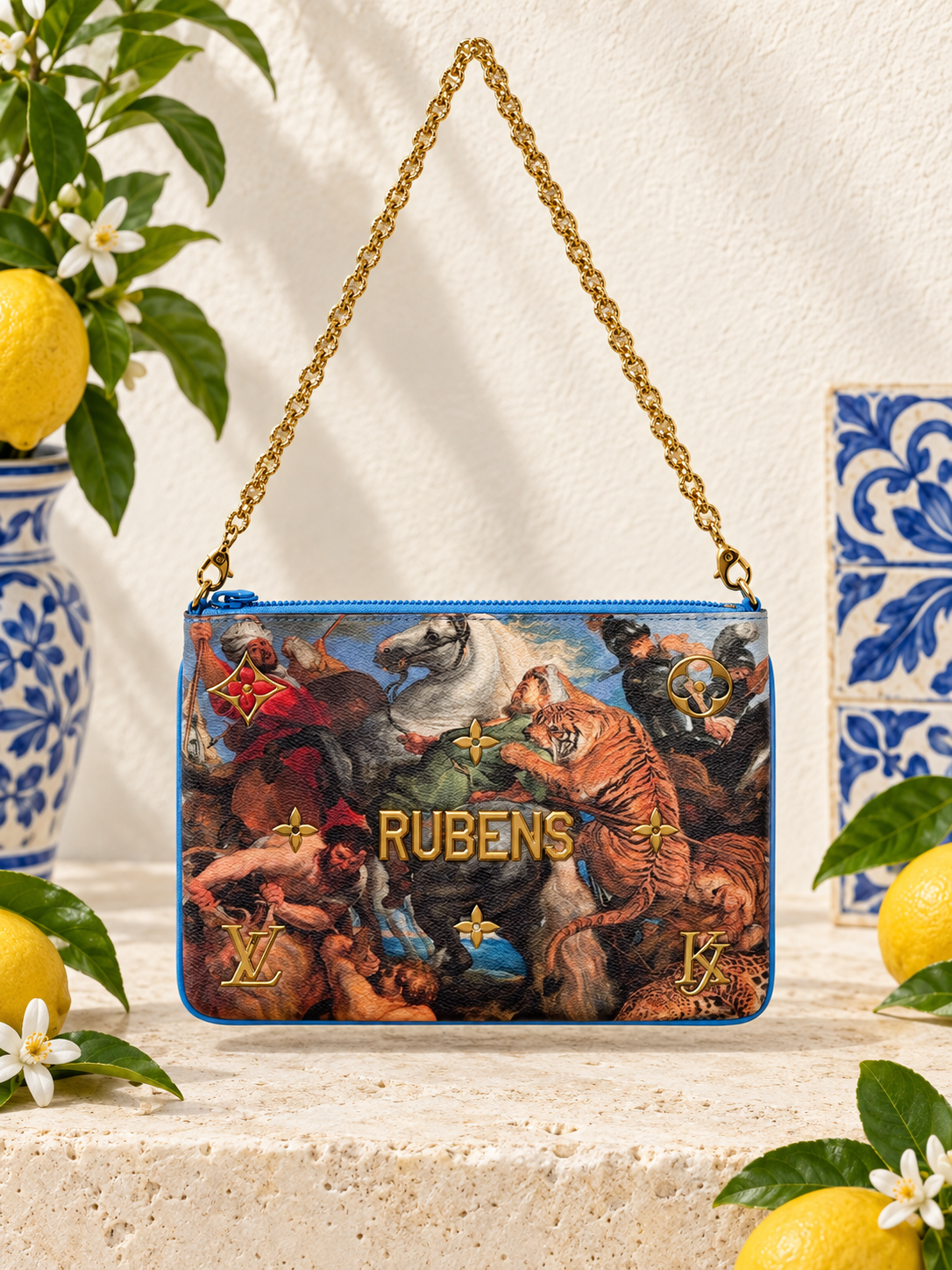 Louis Vuitton Jeff Koons Masters Collection Rubens Pochette