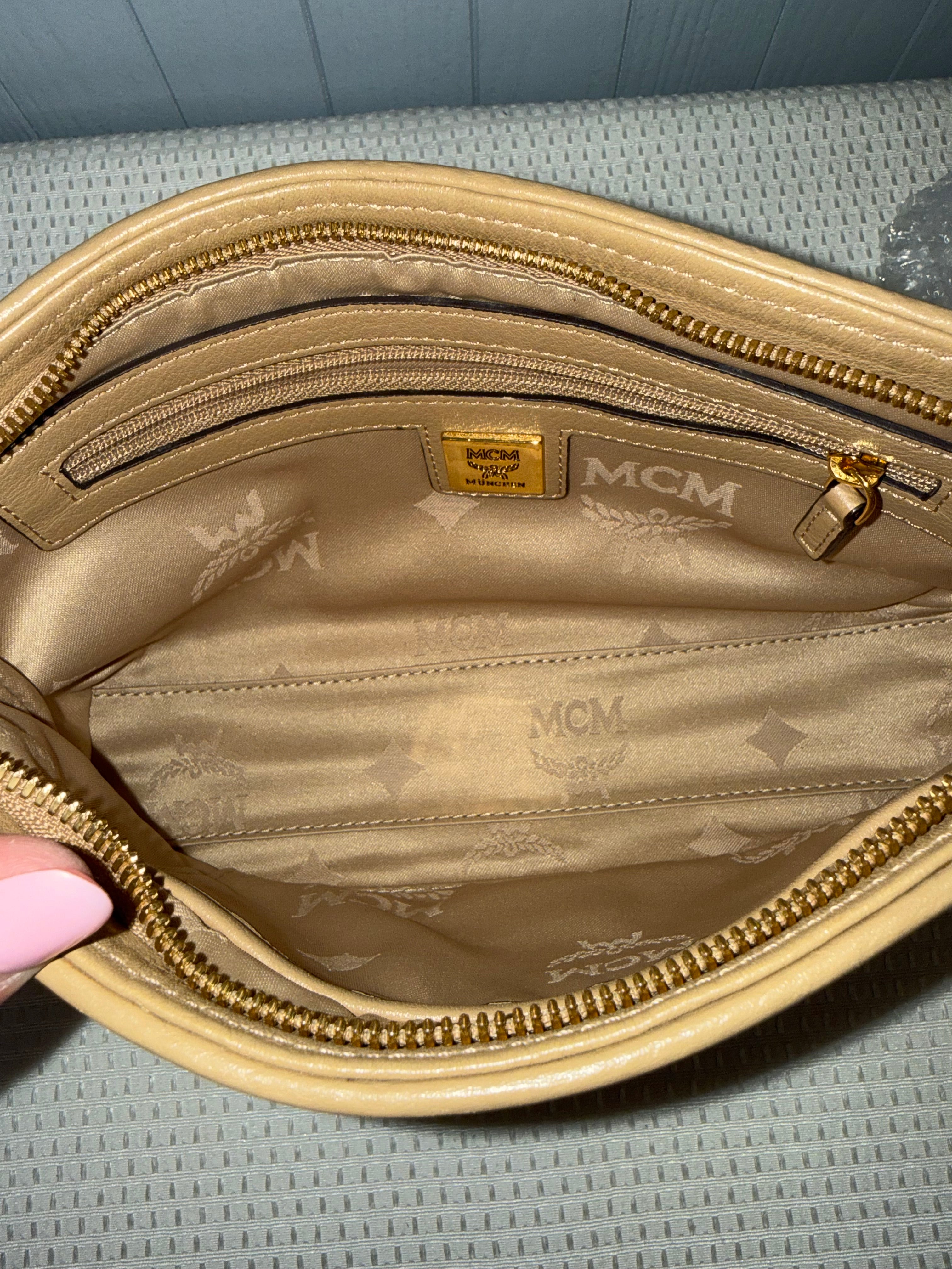 MCM Sweet Visetos Cherry Pochette Shoulder Bag