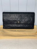 Louis Vuitton Black Empreinte Virtuose Long Wallet