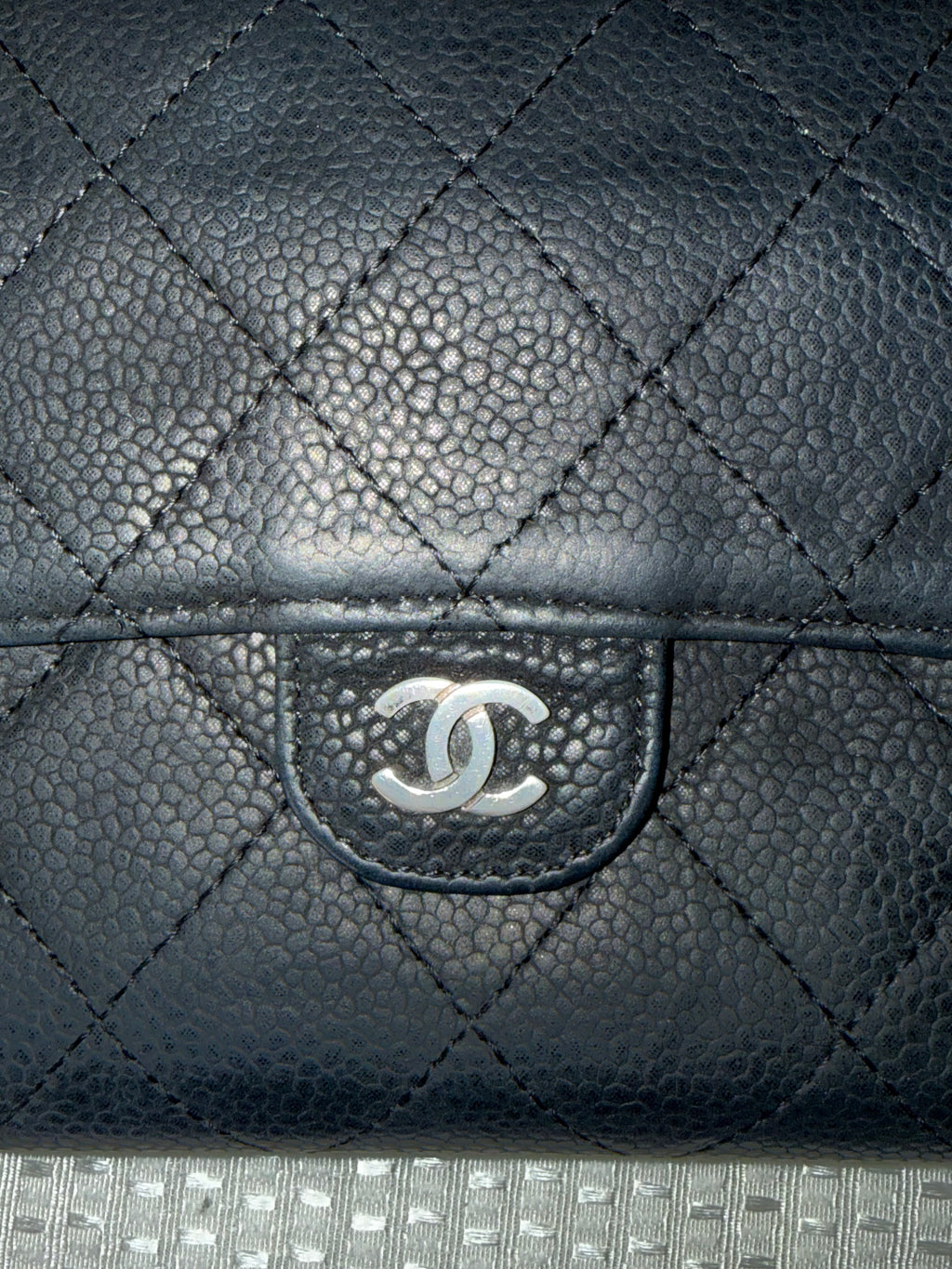 Chanel Caviar Quilted Classic Flap Long Wallet