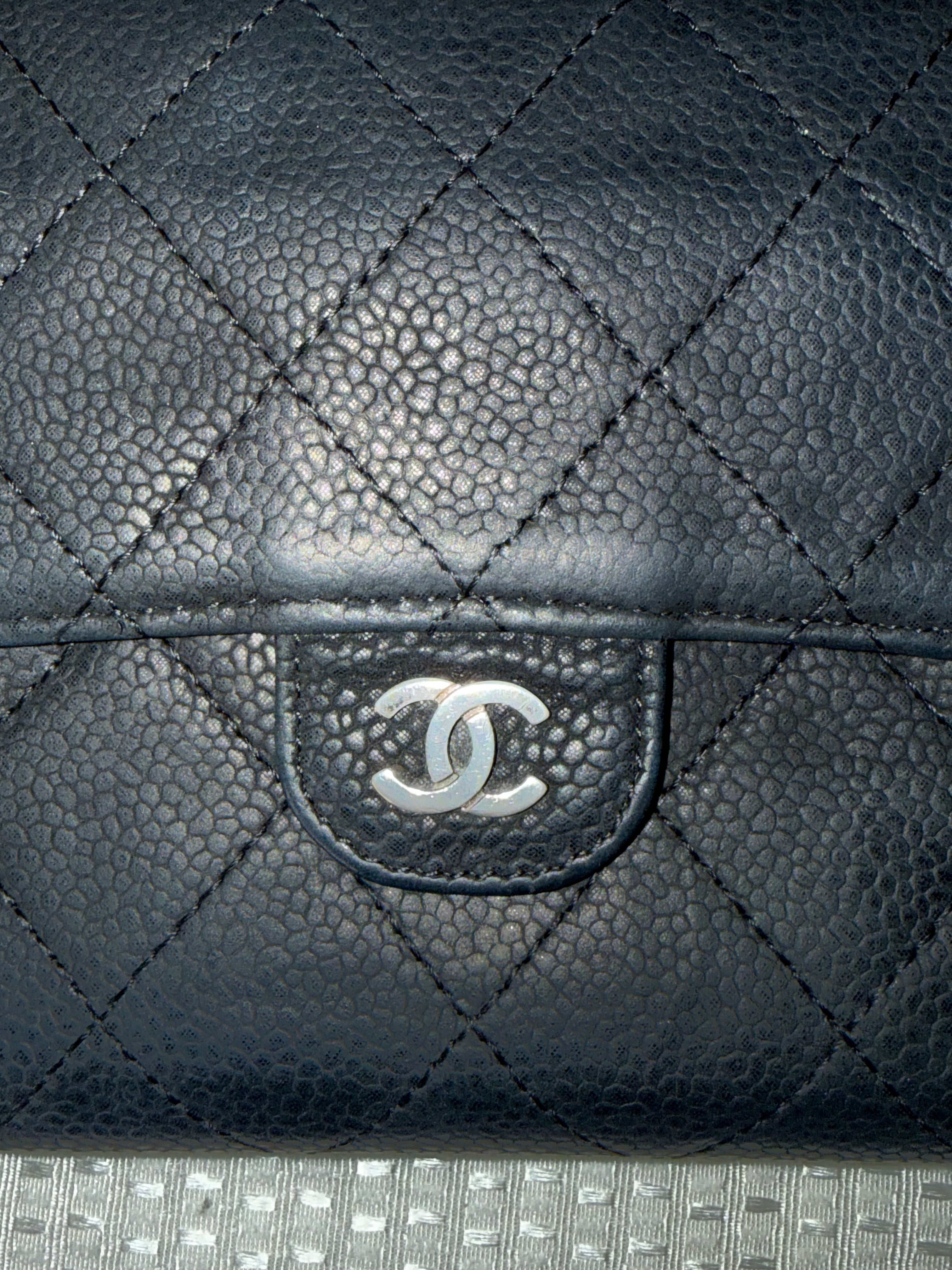 Chanel Caviar Quilted Classic Flap Long Wallet