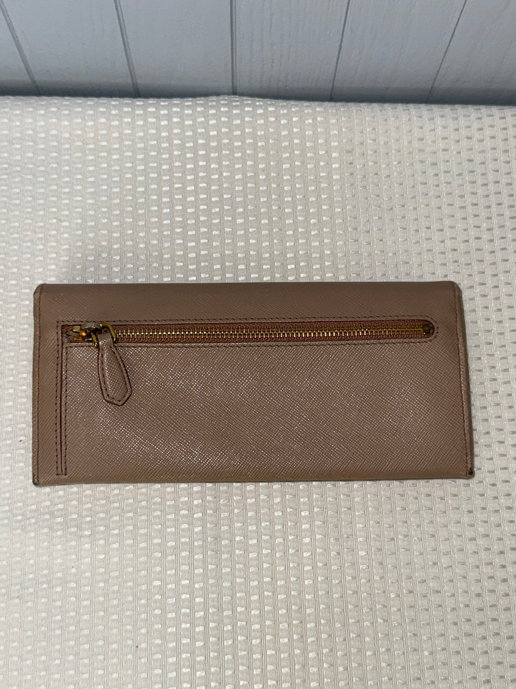 Prada Saffiano Leather Continental Long Wallet